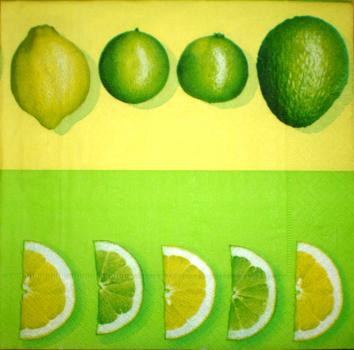 002 Lemons,  Oranges - 3-ply